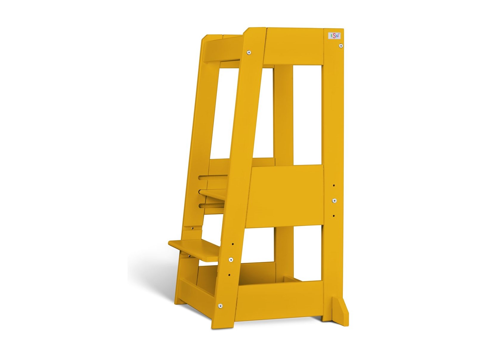 Lernturm Felix mitwachsend, Buche massiv 40 x 91 x 45 cm, sunflower gelb