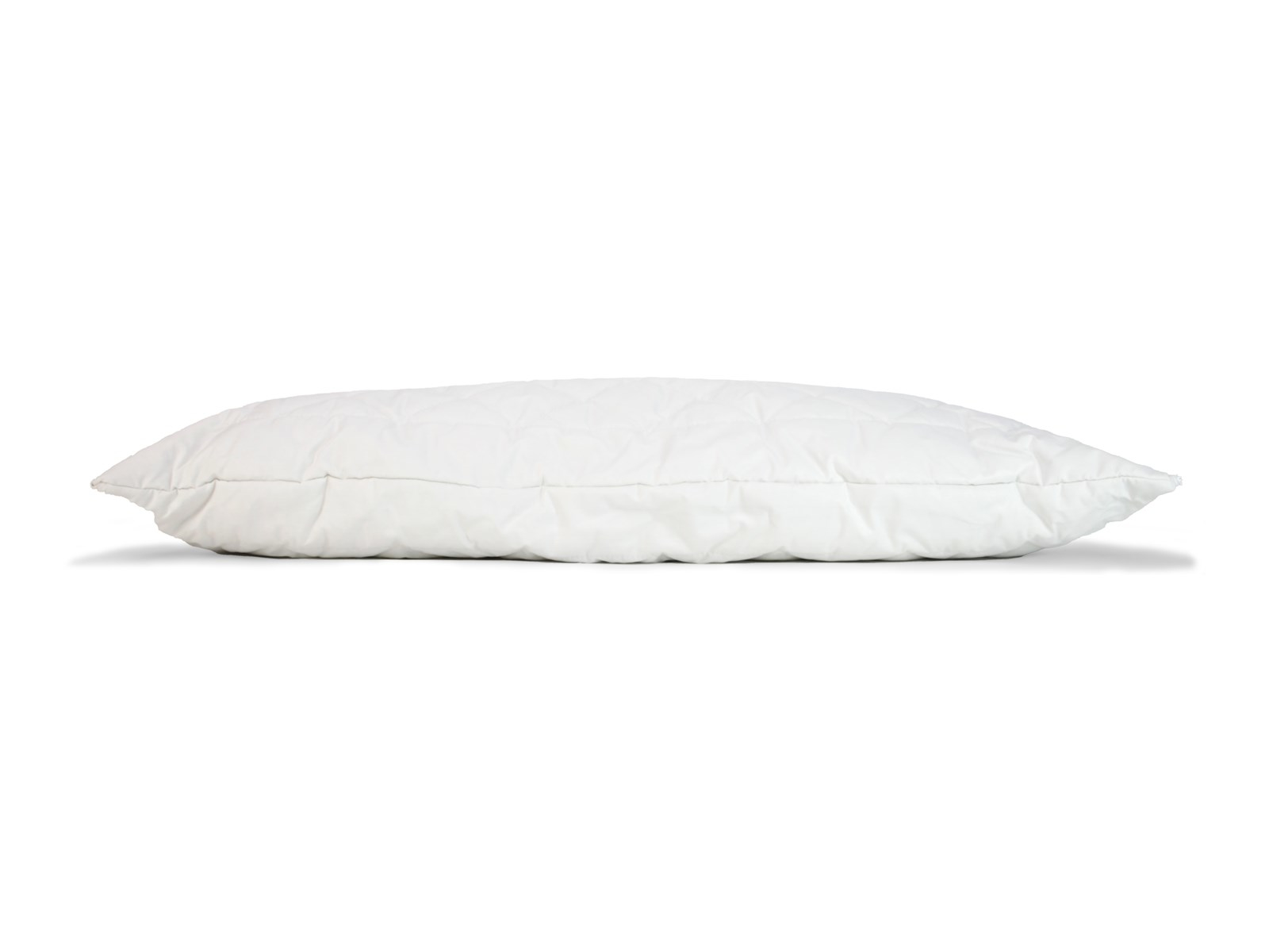 Kopfkissen Baumwolle und Leinen, Füllung Merinowolle Kügelchen Maße 40 x 80 cm, 450 g