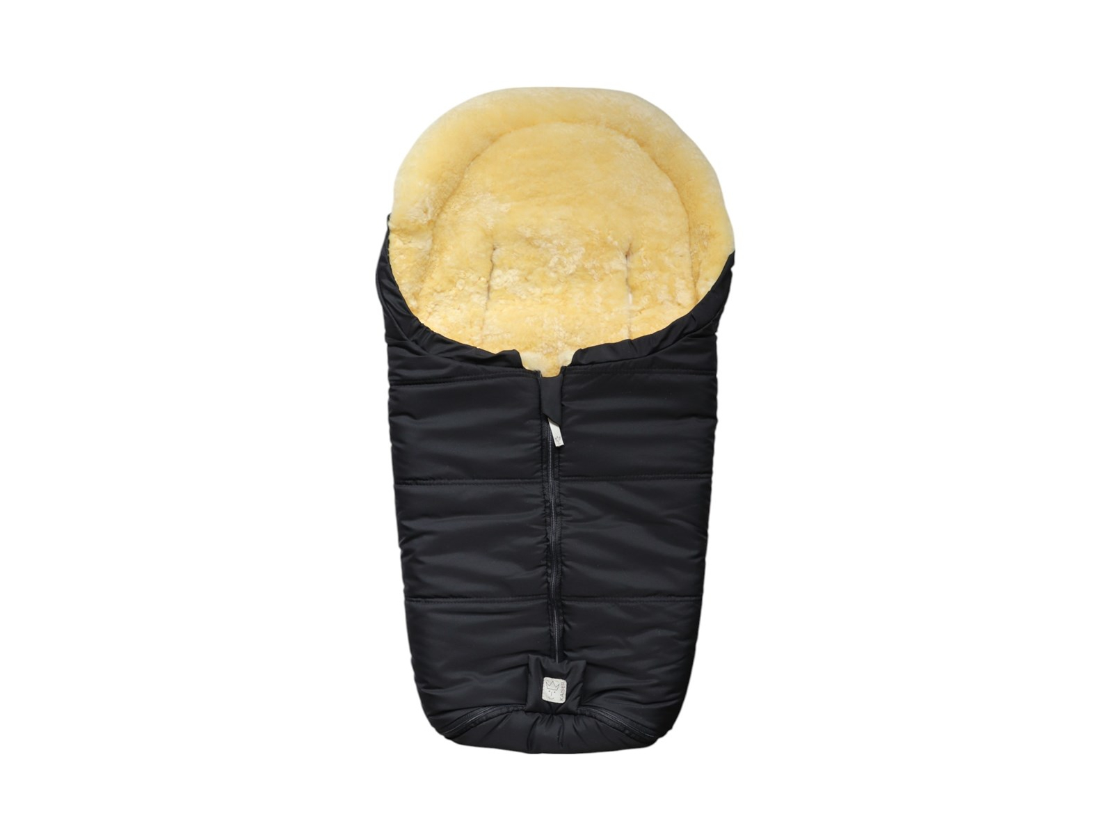 Kaiser Naturfellprodukte Lammfell Fußsack "NAADJA" schwarz ca. 80 x 37 cm