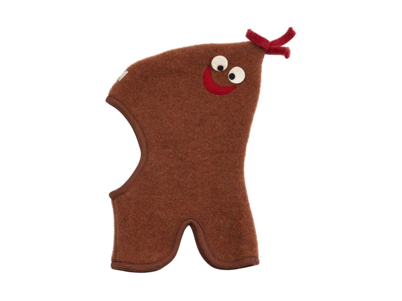 Pickapooh Baby und Kinder Schlupfmütze mit Zipfel Bio-Schurwolle redwood Gr. 48