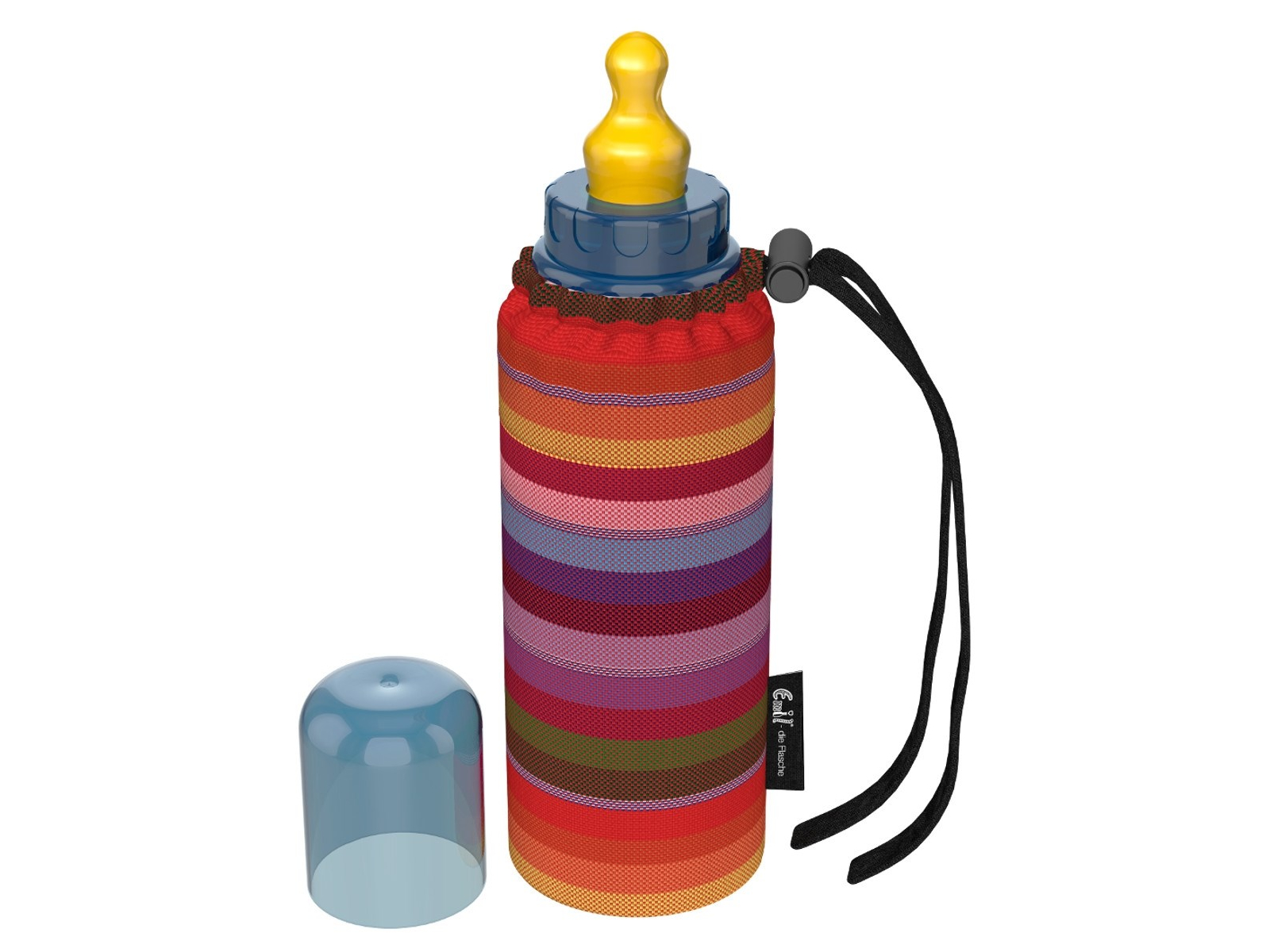 Emil Baby-Emil die Flasche zum Anziehen - 250 ml Bio-Streifen