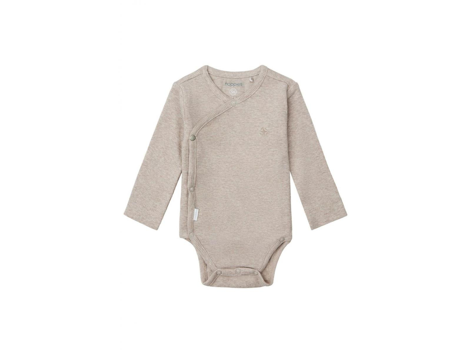 Wickelbody Nino taupe melange rip Gr. 44