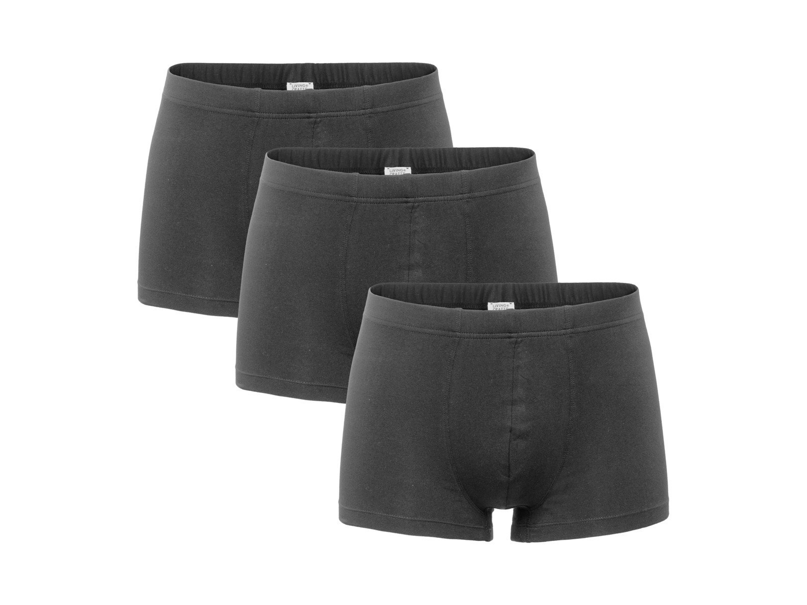 Living Crafts Herren-Pants "Sagon" 3er-Pack, black Gr. L