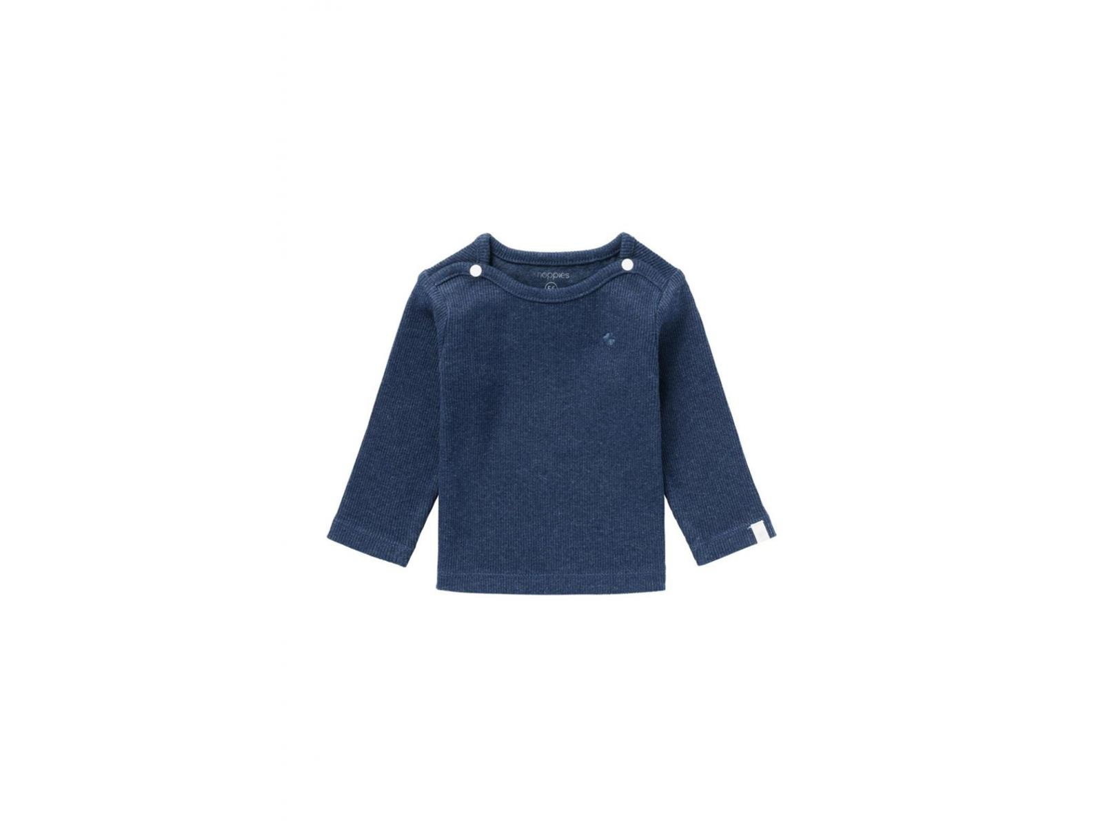 Langarmshirt Natal navy melange rip Gr. 62