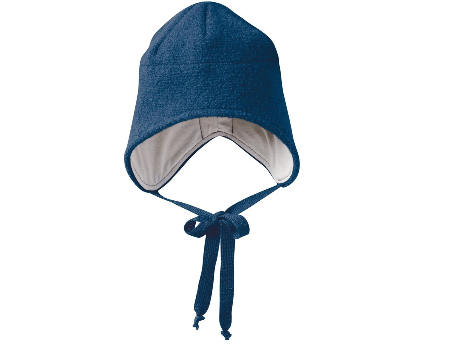 Disana Baby und Kinder Mütze Bio-Merinowolle marine Gr.46-50