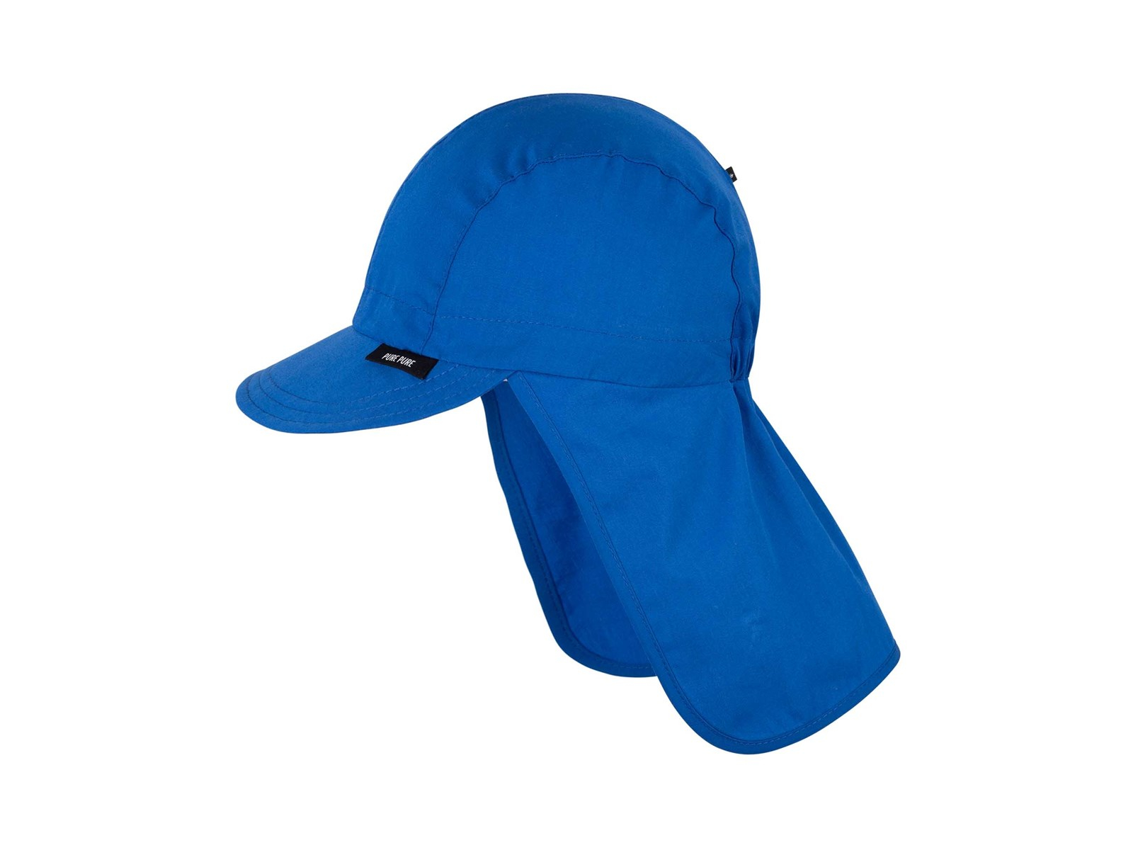 PURE PURE by Bauer Baby und Kinder Sonnenschutz Mütze UV 50+ ink-blue Gr. 51