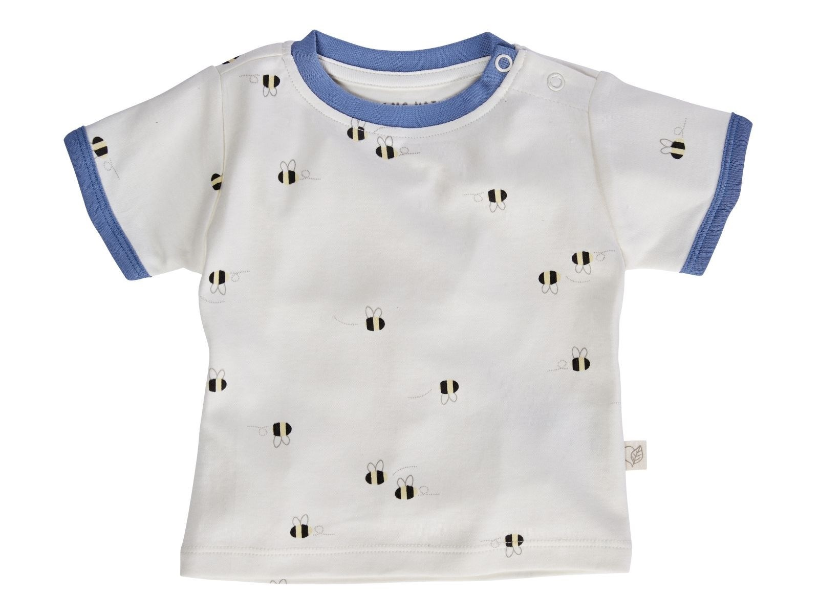 Baby T-Shirt Bio-Baumwolle Biene blau Gr.62/68