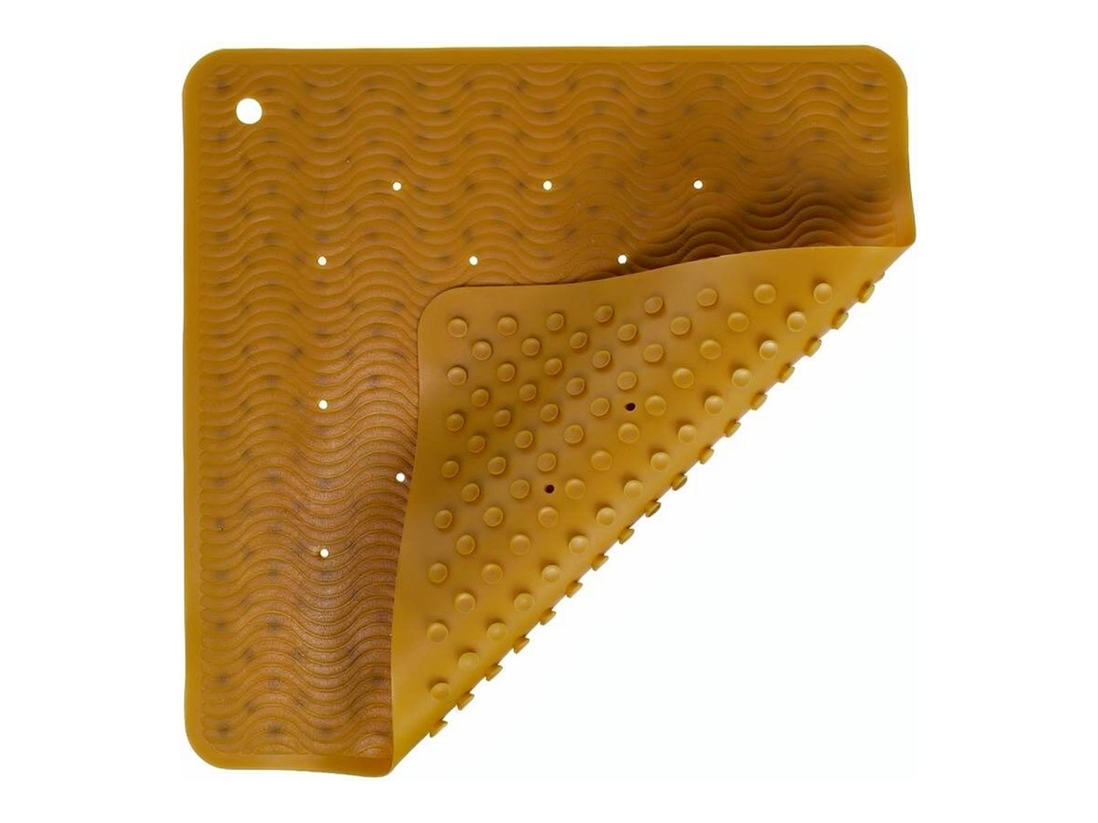 Duschmatte Wave natural 52,5 x 52,5 cm, Naturkautschuk