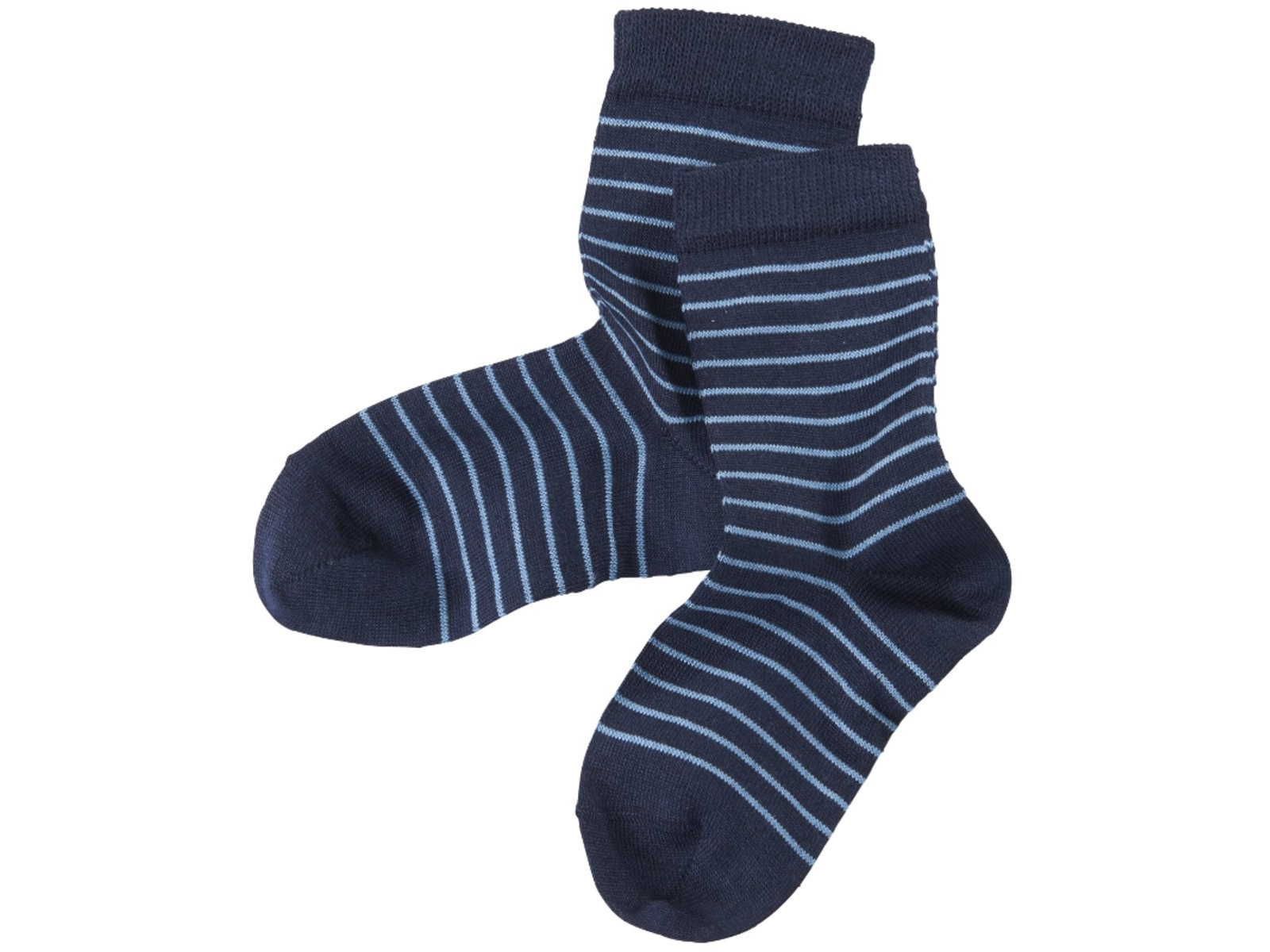 Kinder Socken marine-geringelt Gr.7-8