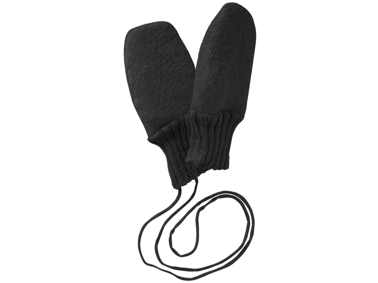 Disana Baby Handschuhe Bio-Merinowolle Walk anthrazit Gr.1 (7-8 Monate)