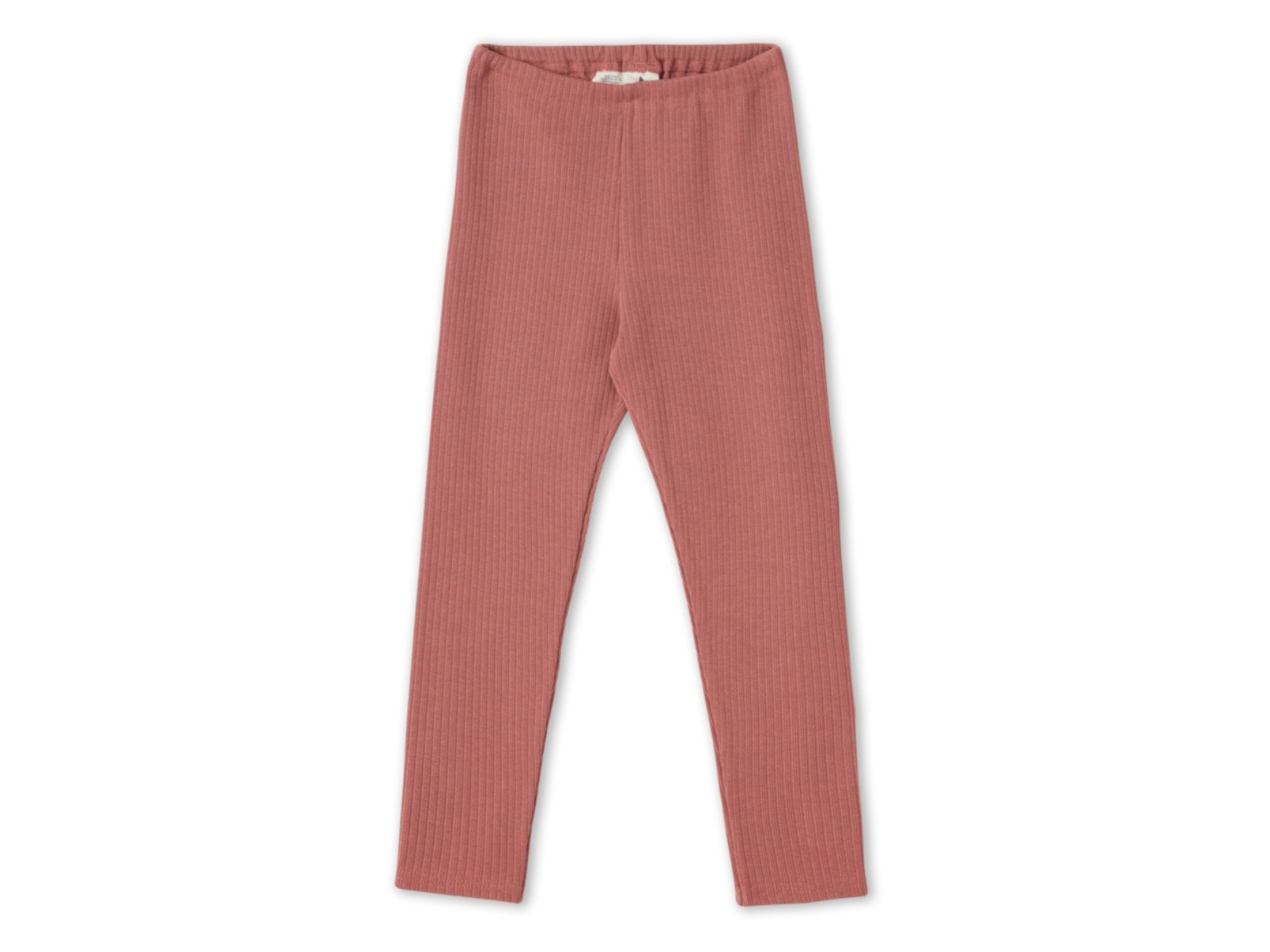 Baby und Kinder Leggings Ripp Qualität Bio Baumwolle dunkel mauve Gr.98/104