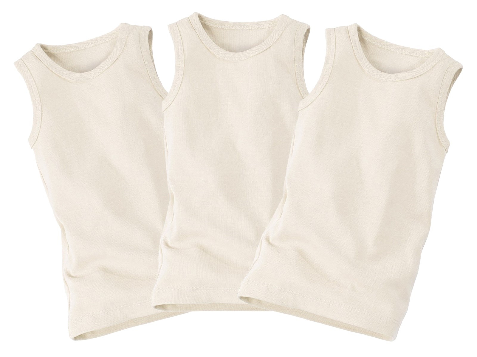 Baby und Kinder Unterhemd Bio-Baumwolle 3er Set "pure basic" Gr. 74/80
