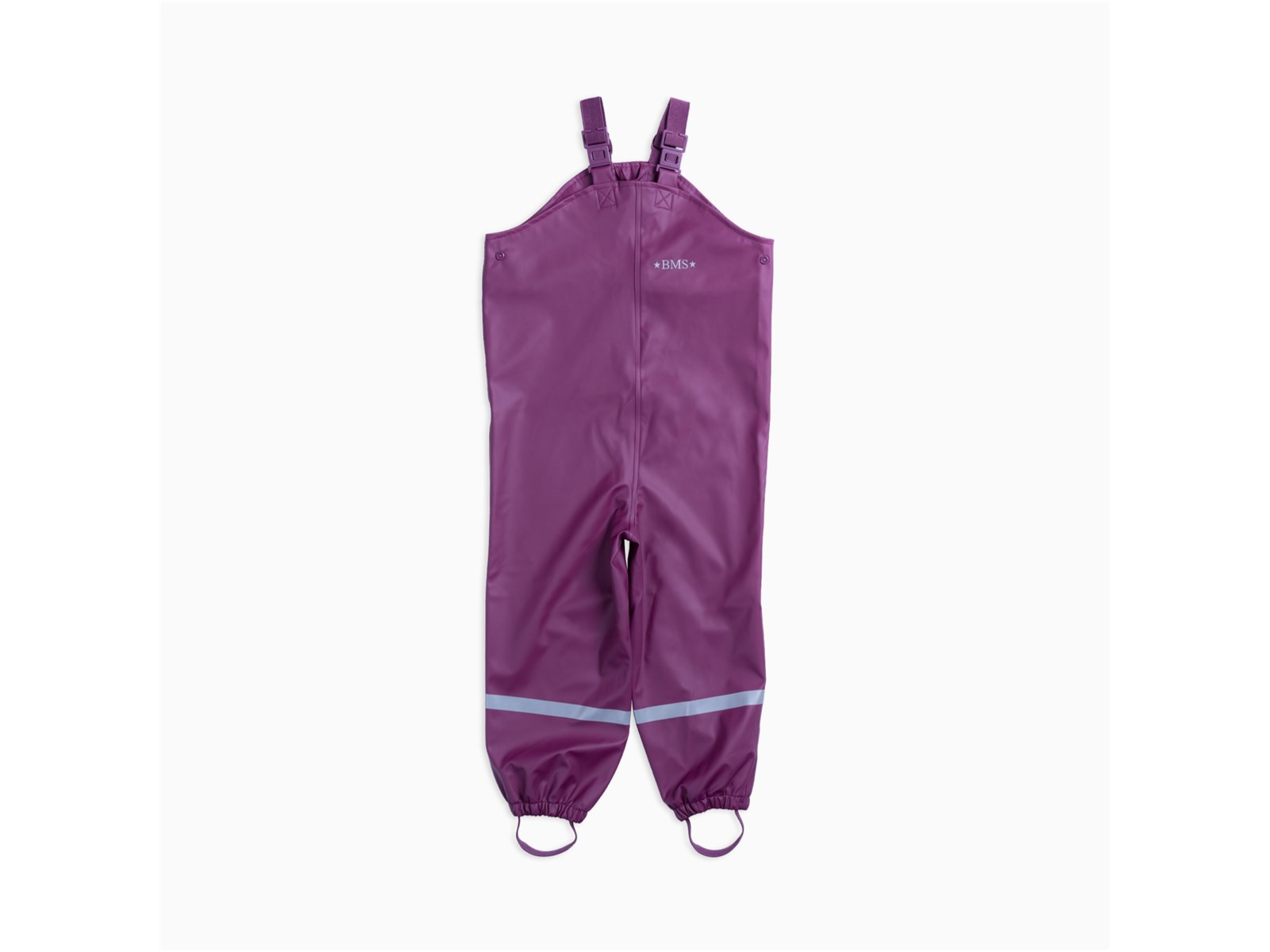 BMS Kinder Buddelhose Regenhose mit Latz Räuberwald SoftSkin purple Gr.116