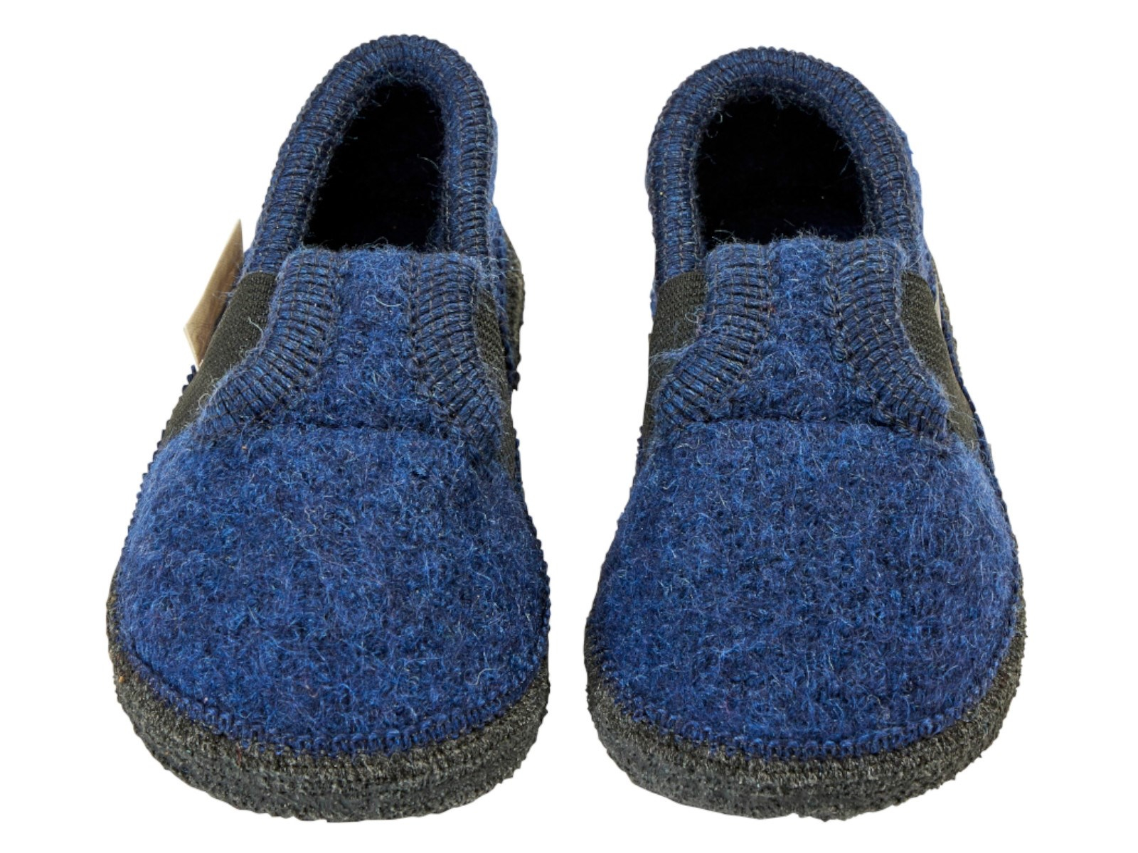 Kinder Hausschuhe Walkpuschen inkblau Gr. 29