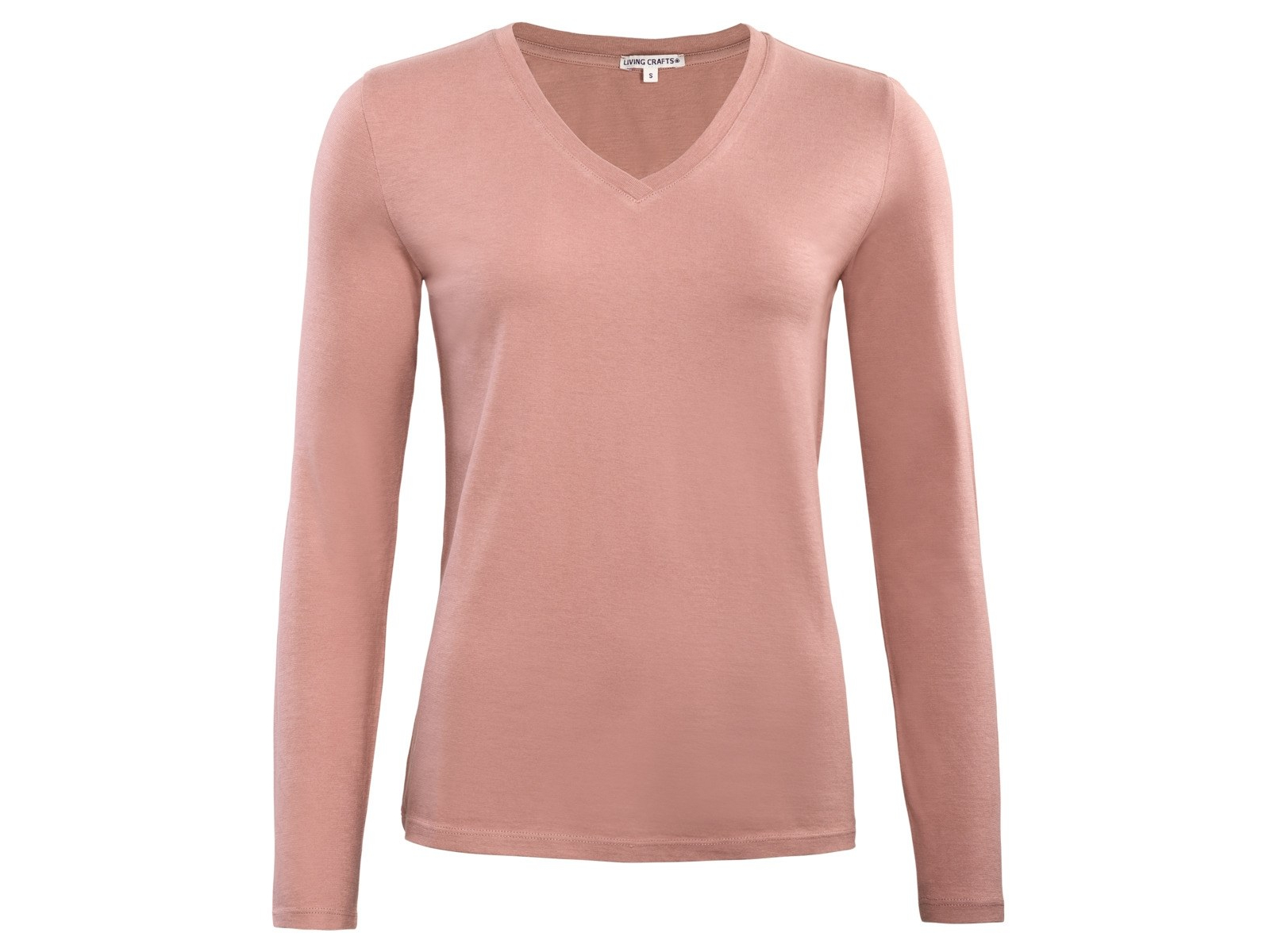 Living Crafts Langarm-Shirt "Tarana", Dried Rose S