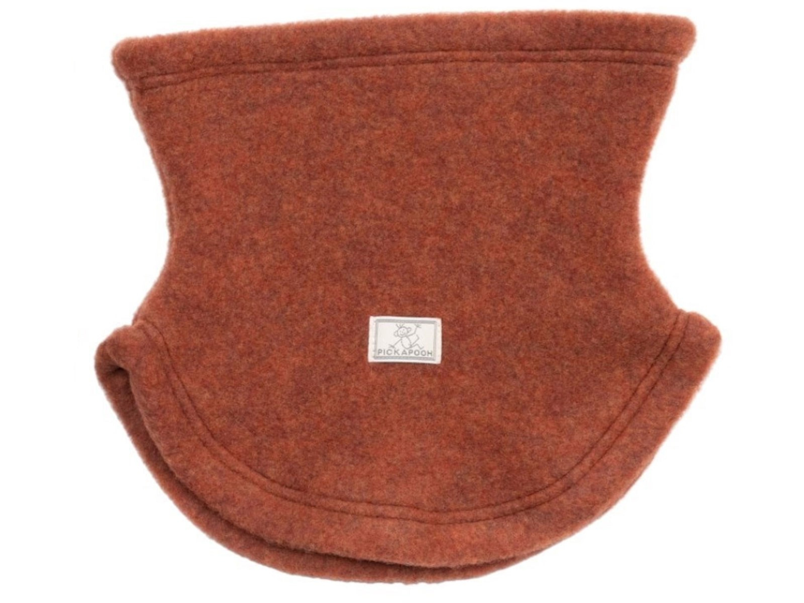 Pickapooh Kinder Schlupfschal Bio-Schurwolle Fleece redwood Gr.1 (1 bis 2 Jahre)