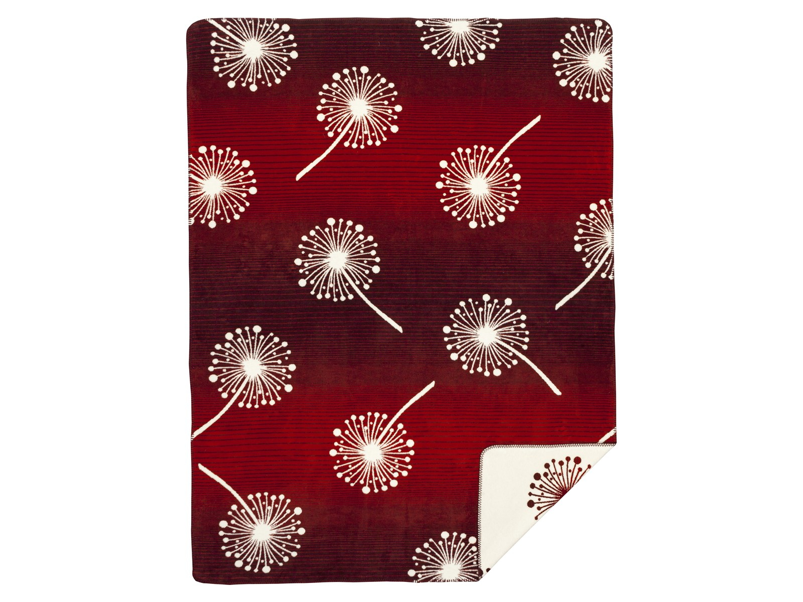 Jacquard-Wohndecke Pusteblume rotbuche ca. 150x200 cm, ca. 450g/m²