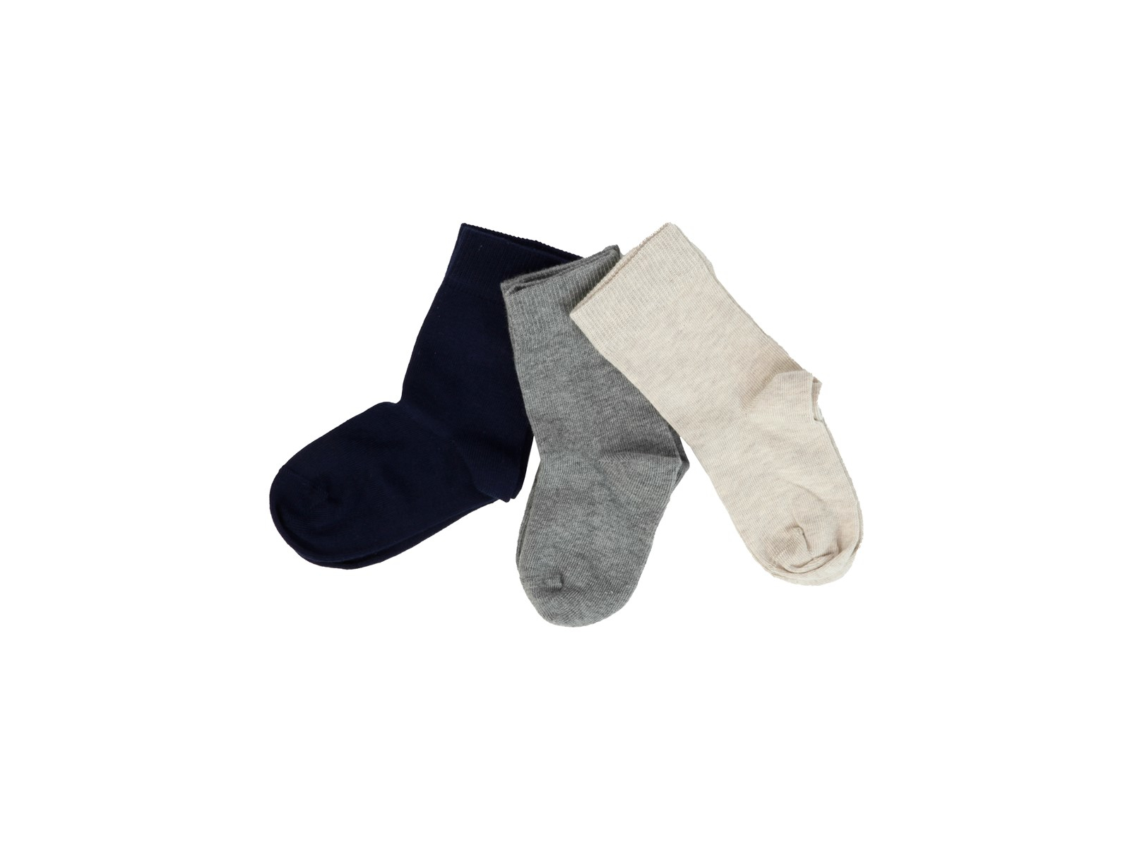 Kinder Socken-Set Bio-Baumwolle 3 Paar marine Gr.3
