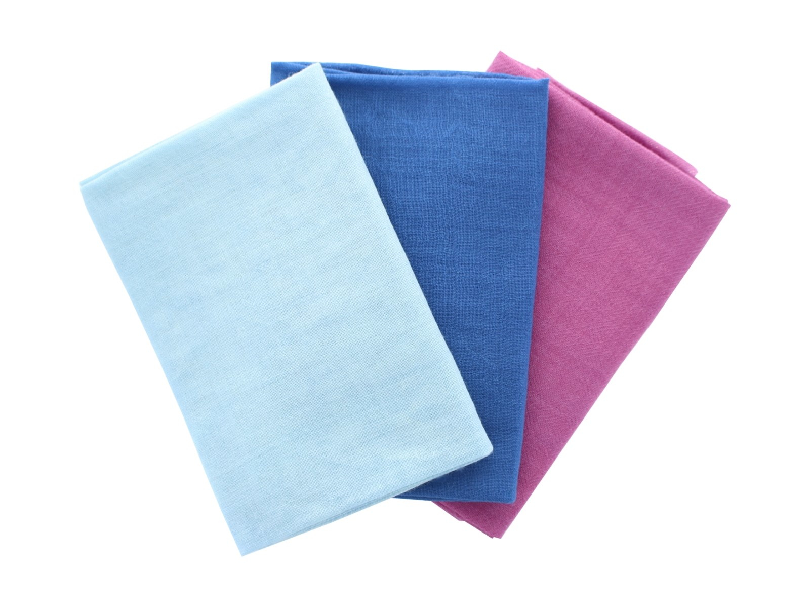 Jahreszeitentücher 3er-Set 100% Schurwolle (kbT), 75 x 75 cm Winter