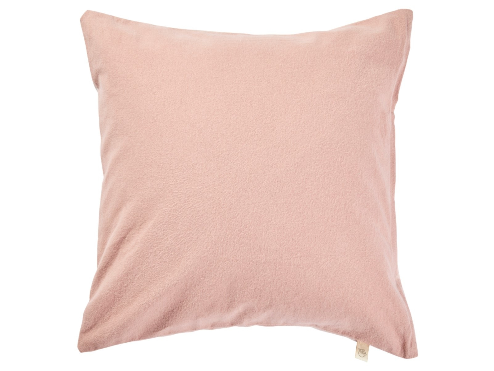 Kissenbezug Bio-Baumwolle Biber-Qualität rosé Maße 40 x 40 cm