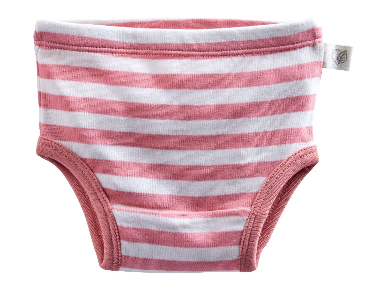 Kinder Slip Bio-Baumwolle rosa-off white Gr.74/80