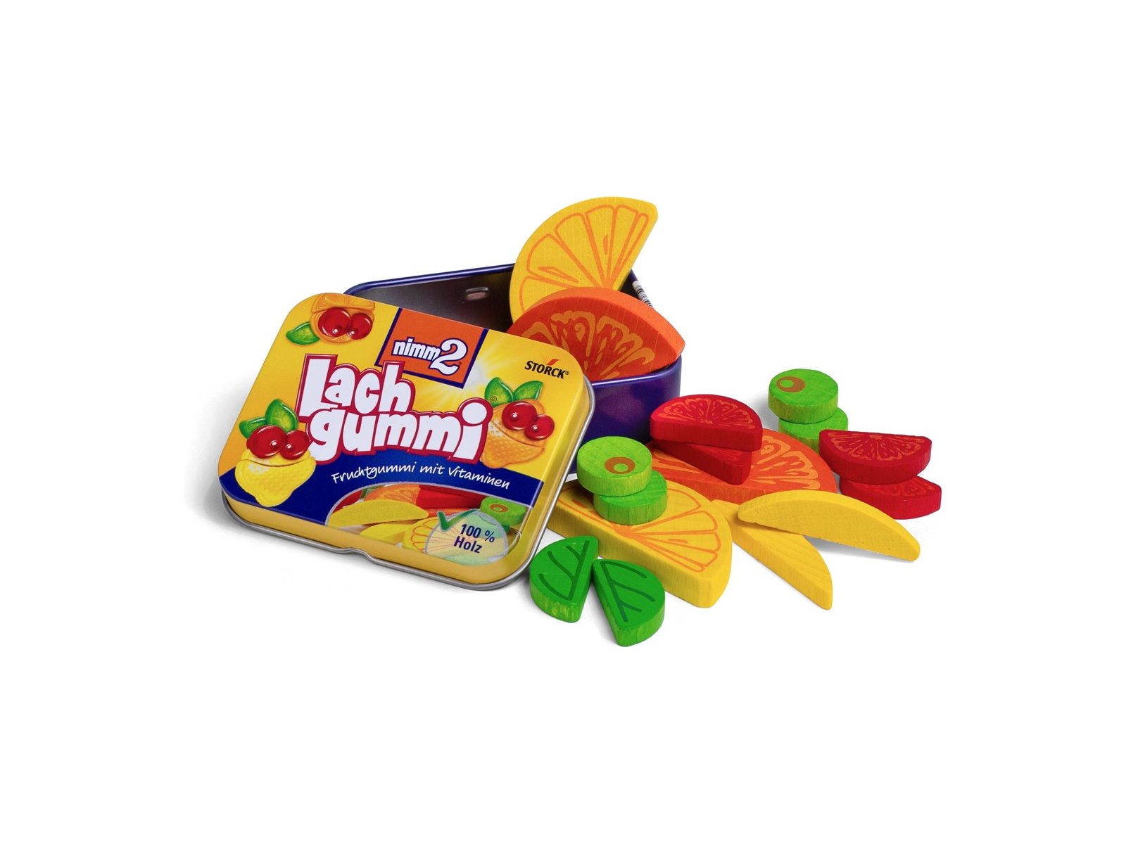 nimm2 Lachgummi in der Dose 5,9x7,5x2,4cm