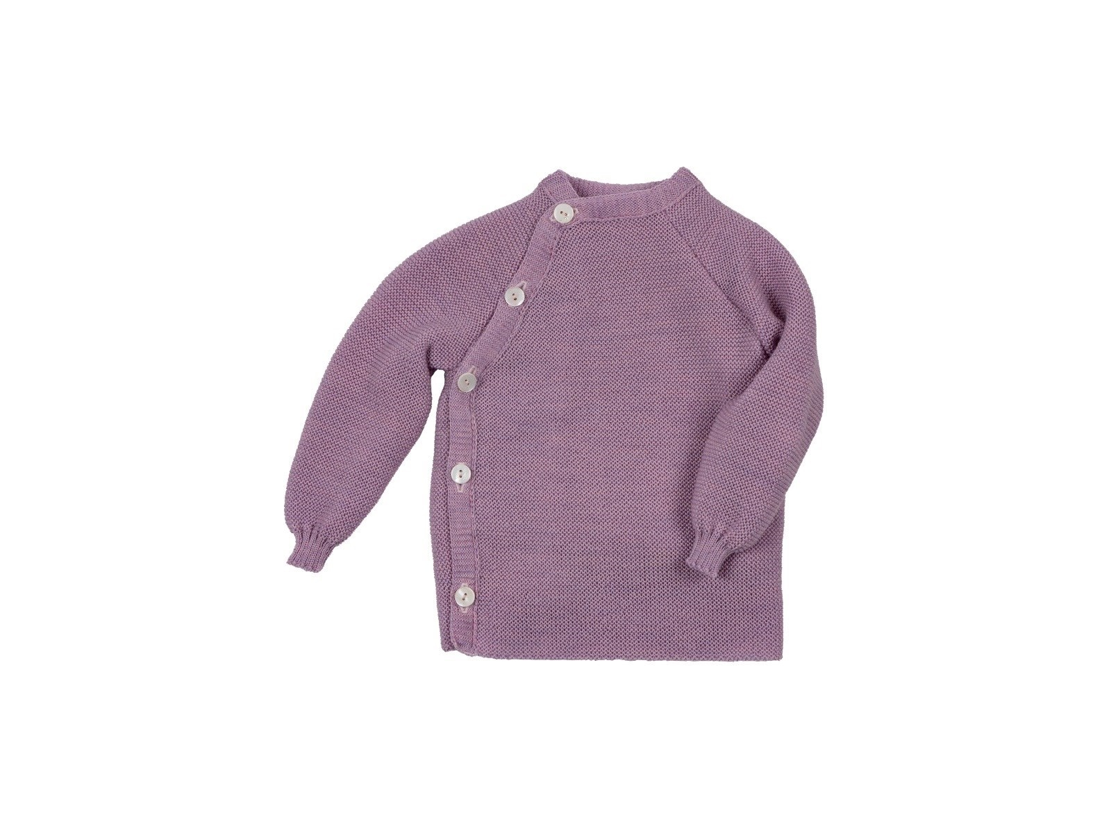 Baby Jacke Schlüttli Bio-Merinowolle lilac Gr.74/80