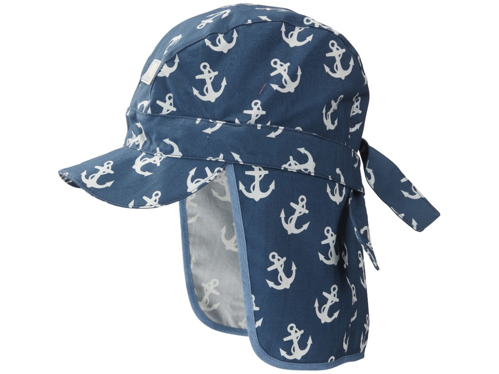 Pickapooh Baby und Kinder Sommerhut mit Nackenschutz Anker Gr.48