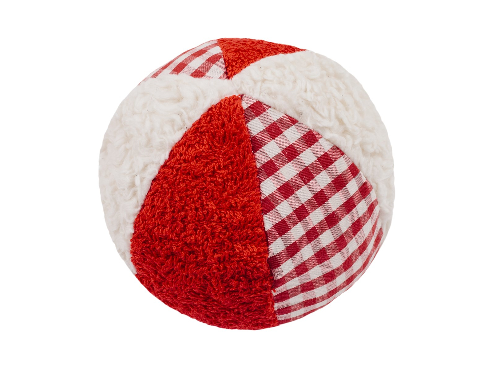 Rassel Ball Durchmesser 12 cm rot