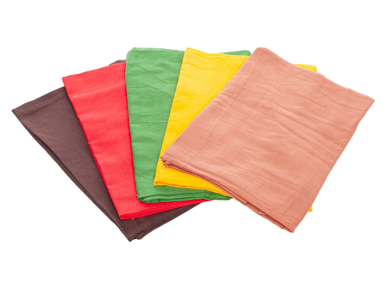 Spieltücher Jahreszeitentücher Bio-Baumwolle 5er Set, 115 x 105 cm Herbst