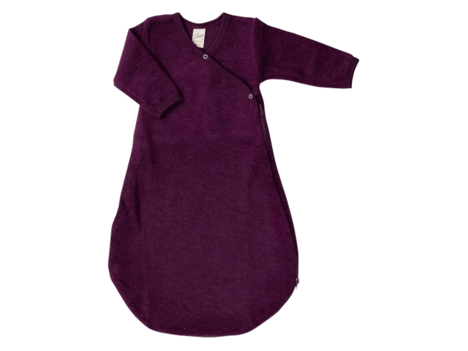 Lilano Merino Flausch Schlafsack Mit Fuß - 100% Bio Merinowolle Für Babys