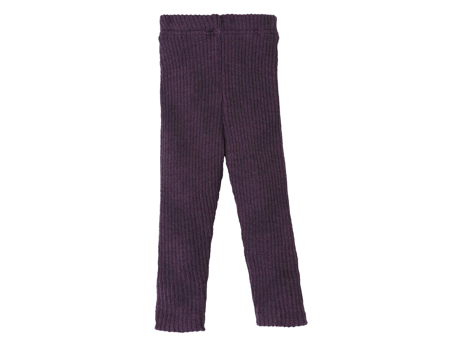 Disana Baby und Kinder Leggings Bio-Merinowolle aubergine Gr.98/104