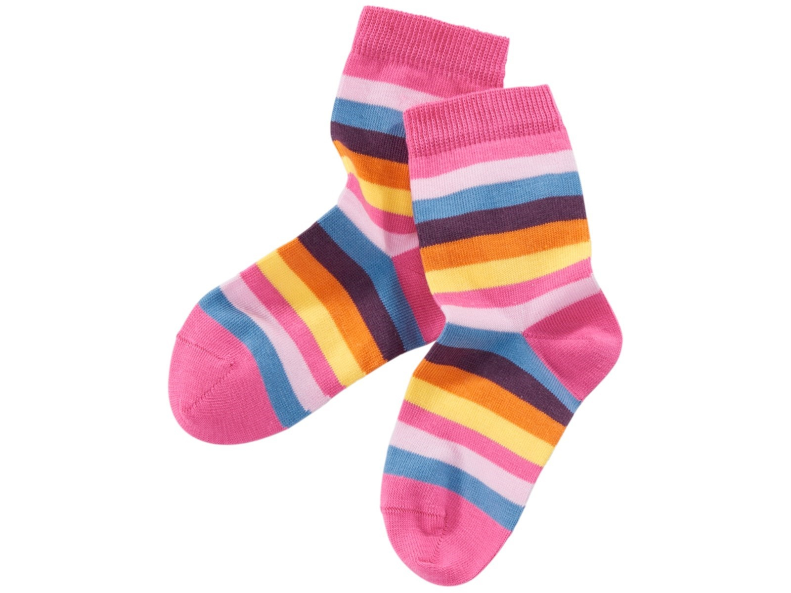 Kinder Socken Baumwolle (kbA) pink-rosa Gr.7-8