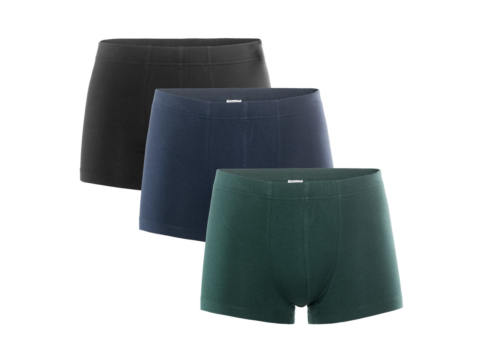 Living Crafts Herren-Pants "Sagon" 3er-Pack, Navy/Black/Dark Sea XL