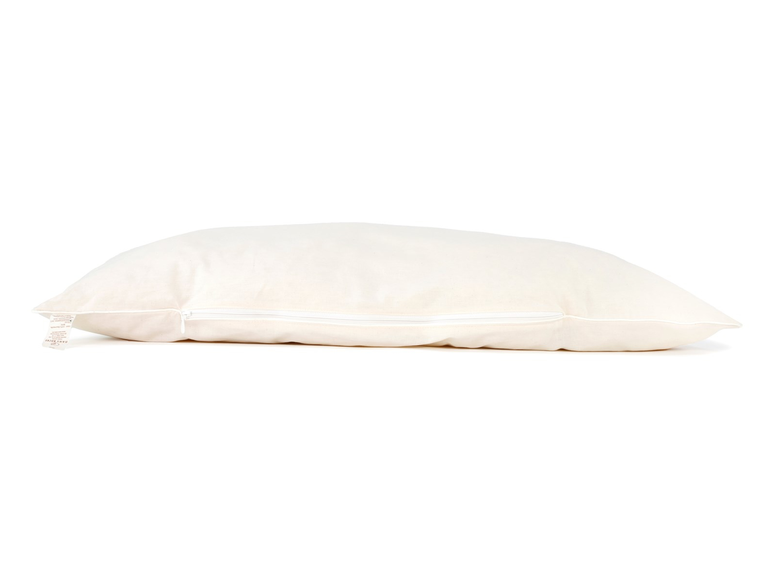 Kopfkissen mit Schurwoll-Füllung (kbT) 40x80cm, 700g, Perkal-Inlett