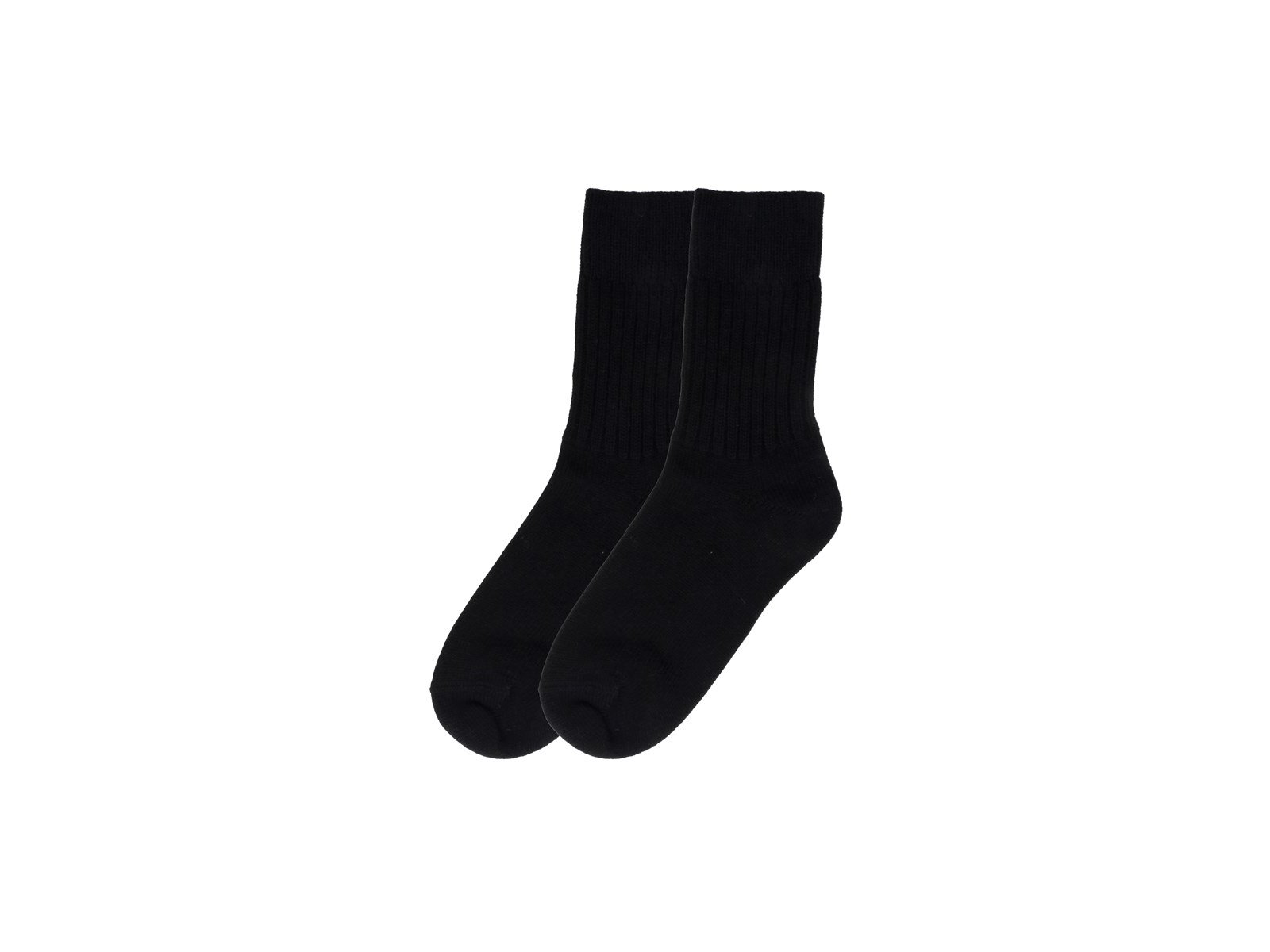 Damen Wollsocken mit Alpaka schwarz Gr. 40-41