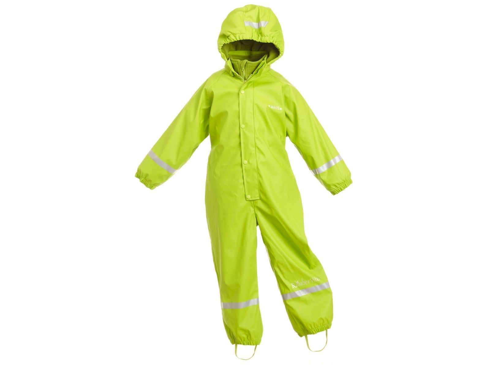 BMS Baby und Kinder Ganzjahr-Regenoverall SoftSkin limone Gr.98