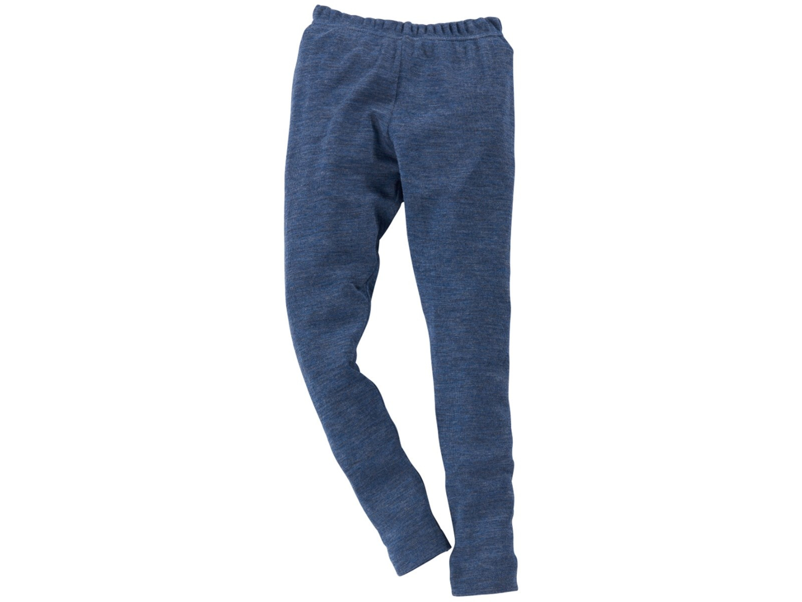Engel Natur Kinder Leggings Bio-Merinowolle melange-blau Gr.128