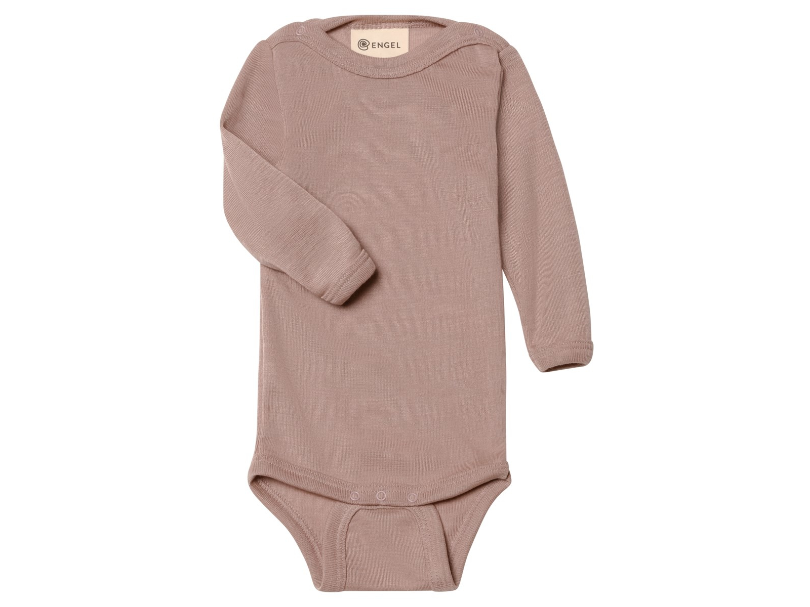 Engel Natur Baby Body langarm dusty rose Gr. 74/80