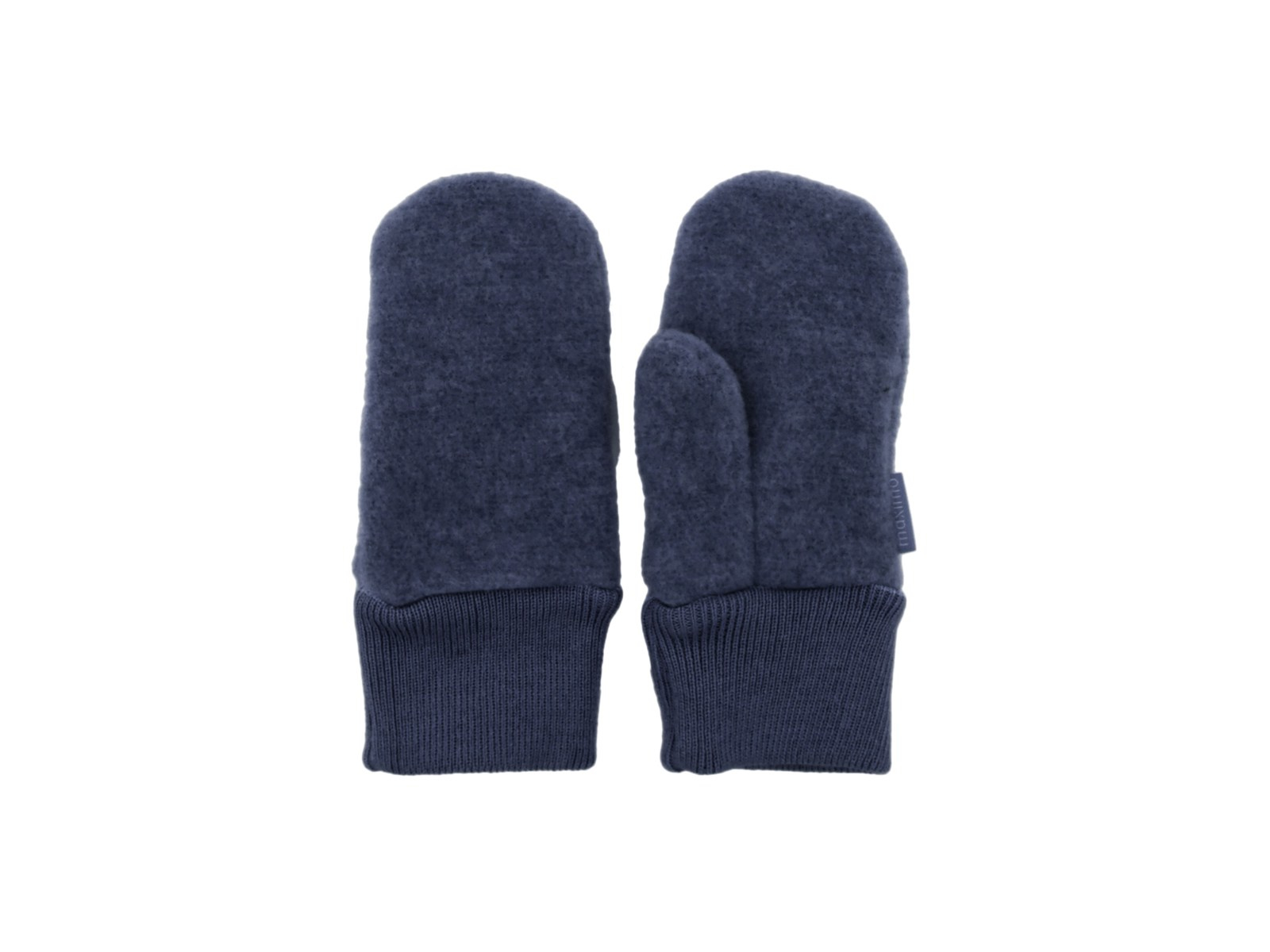 Kinder Fausthandschuhe mit Daumen, navymeliert Gr. 1 (1-2 Jahre)