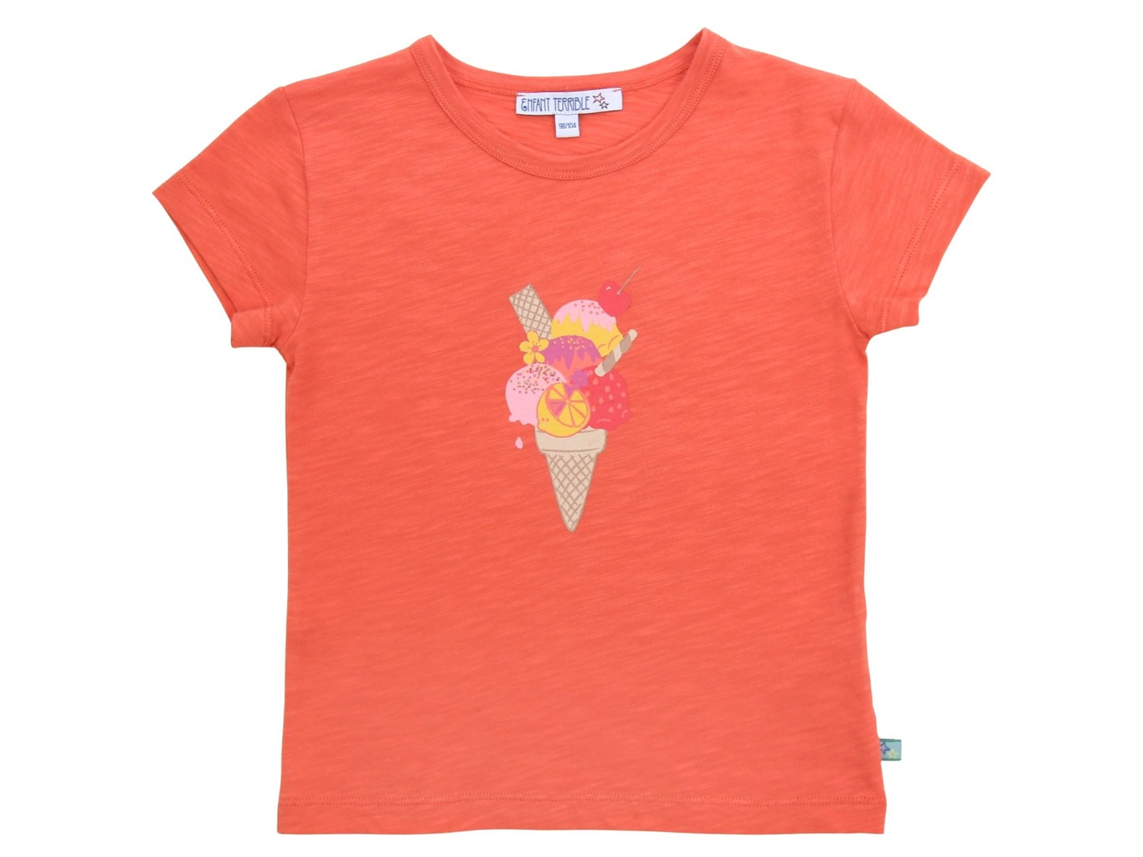 Shirt mit Eisdruck mandarin Gr. 86/92