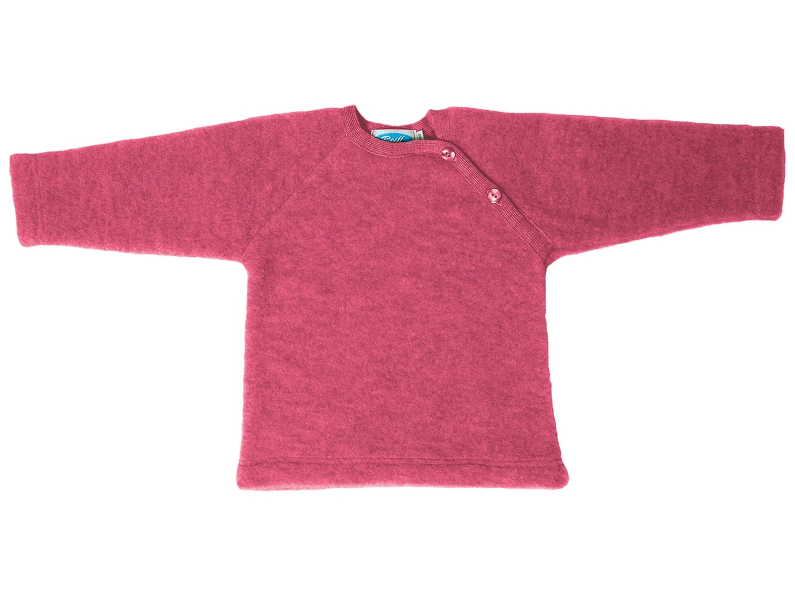 Baby und Kinder Pullover BioMerinowolle Fleece malve, Gr.86/92