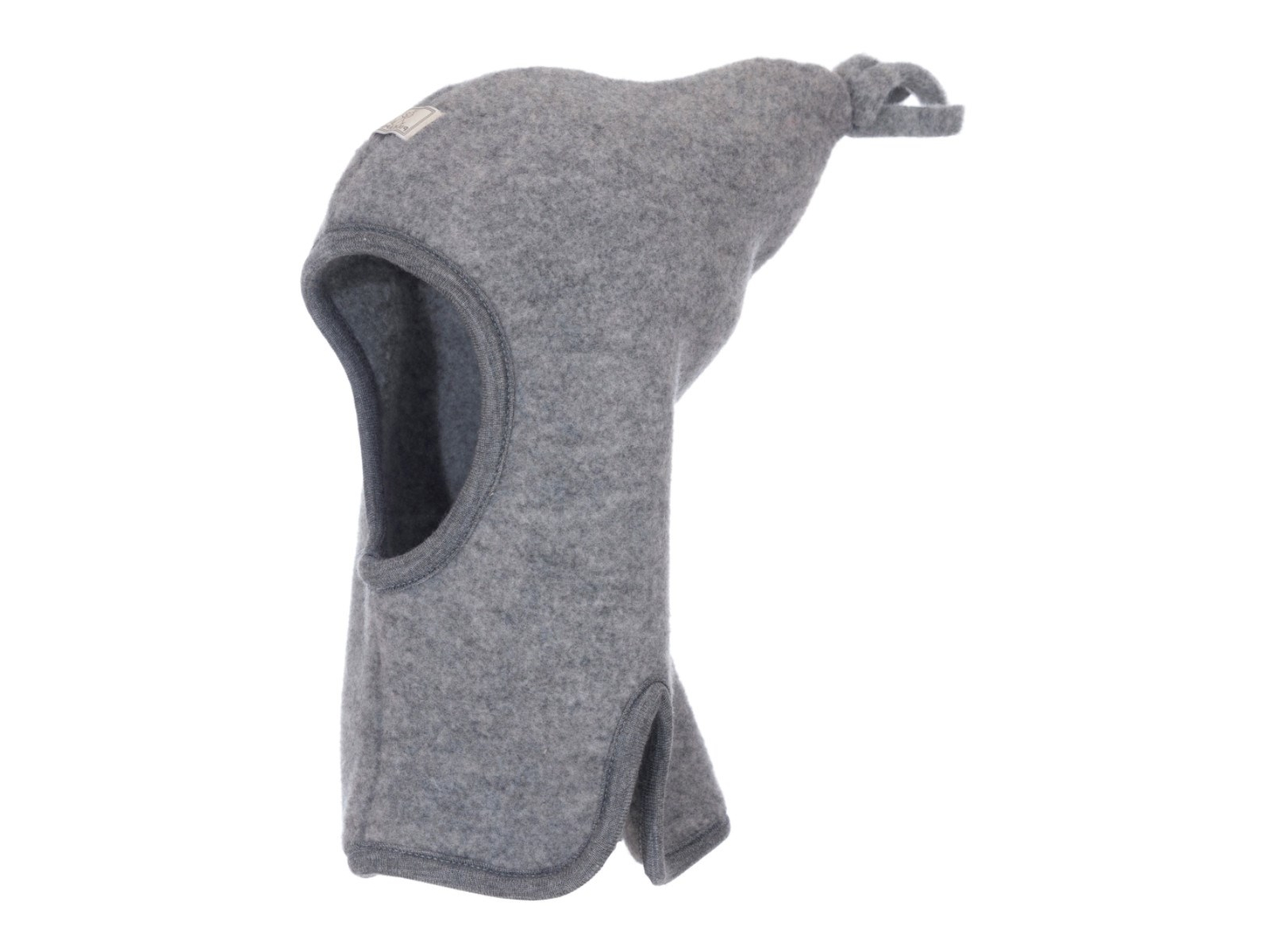 Pickapooh Baby und Kinder Schlupfmütze Mara Bio-Schurwolle Fleece hellgrau Gr. 48