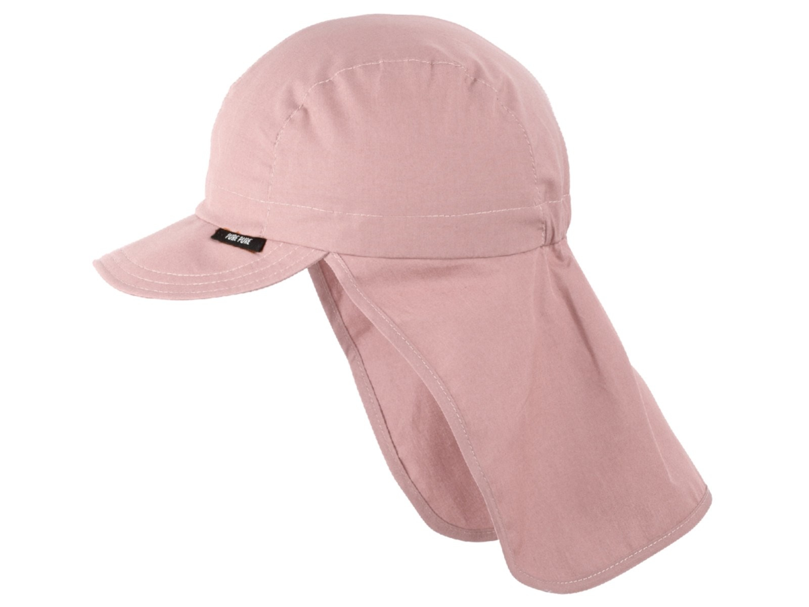 PURE PURE by Bauer Baby und Kinder Sonnenschutz Mütze UV 10 strawberry Gr.49