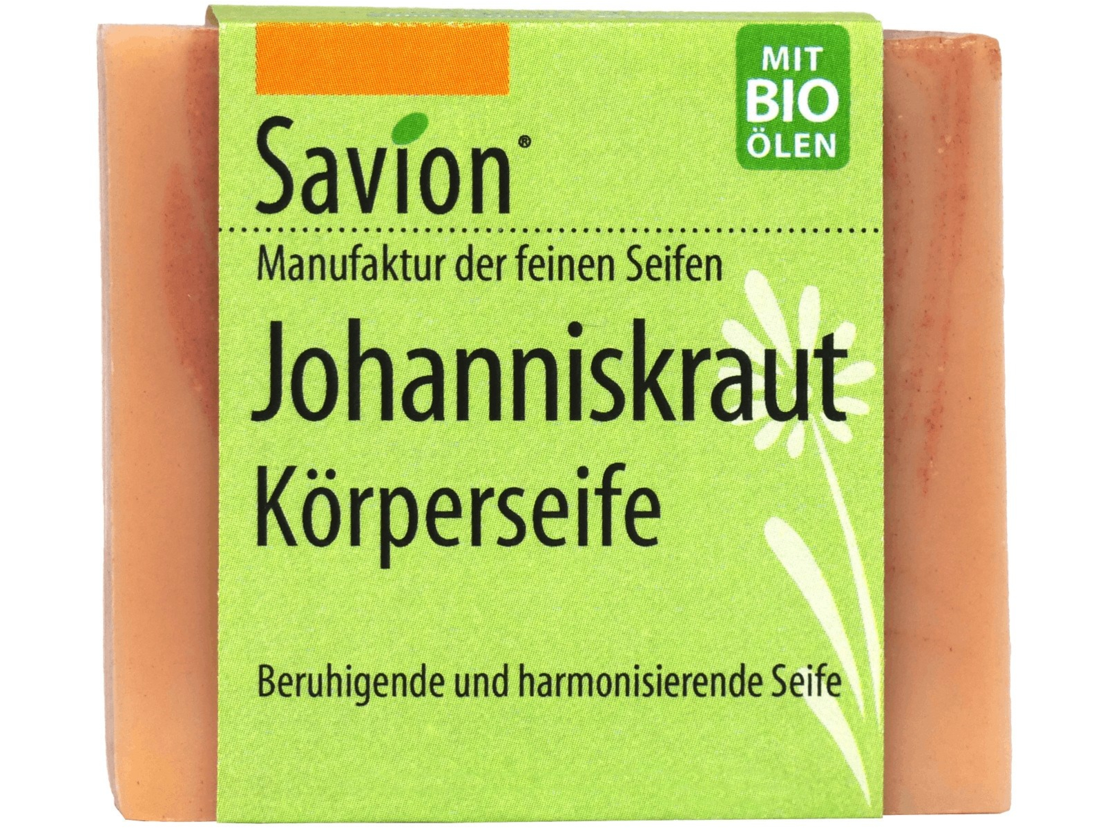 Biologische Duschseife Johanniskraut 80 g Für jeden Hauttyp