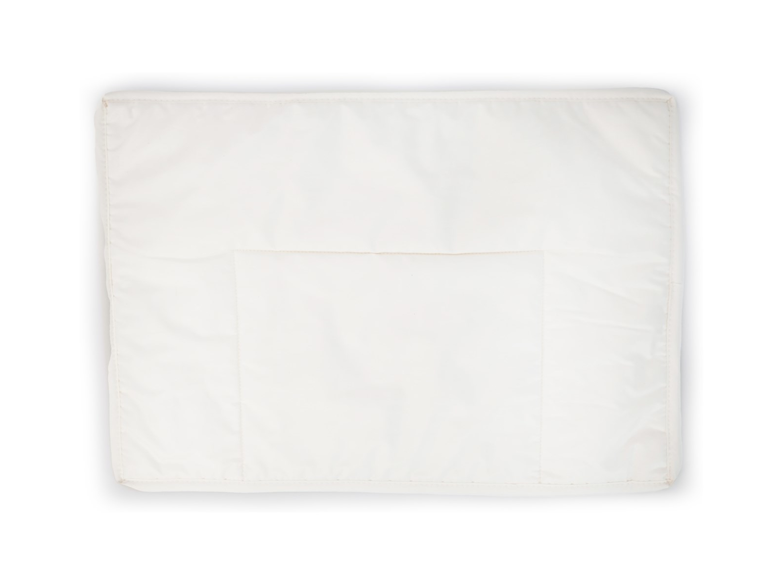 Flachkissen für Babys und Kleinkinder Schafschurwolle (waschbar) Maße 40x60x1cm, 50g, Perkal-Inlett