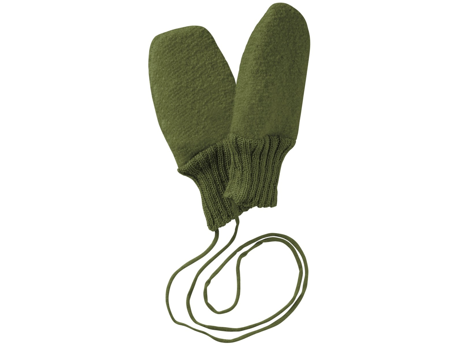 Disana Baby Handschuhe Bio-Merinowolle Walk oliv Gr.1 (7-8 Monate)