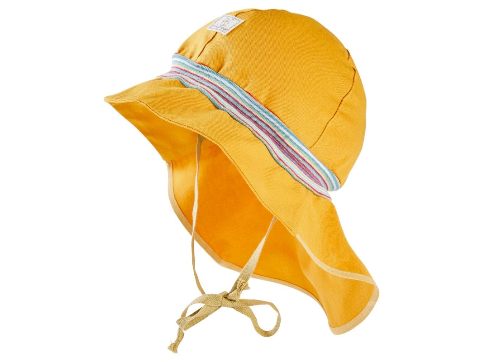 Pickapooh Baby und Kinder Mütze Feuerwehr Strick UV-60 golden yellow Gr.52