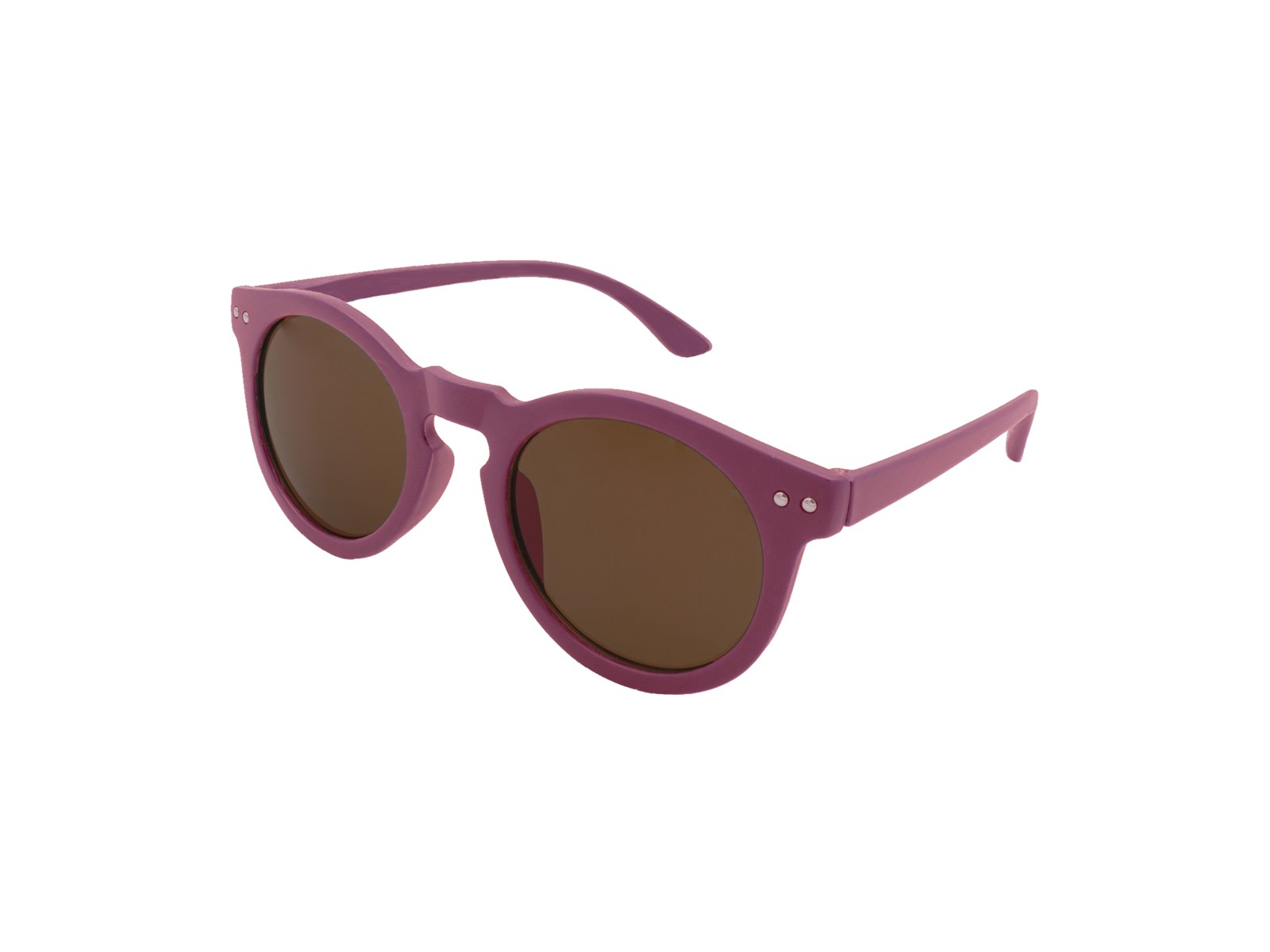 KIDS-Sonnenbrille, UV 400, retro rose tan Onesize, 6-7 Jahre