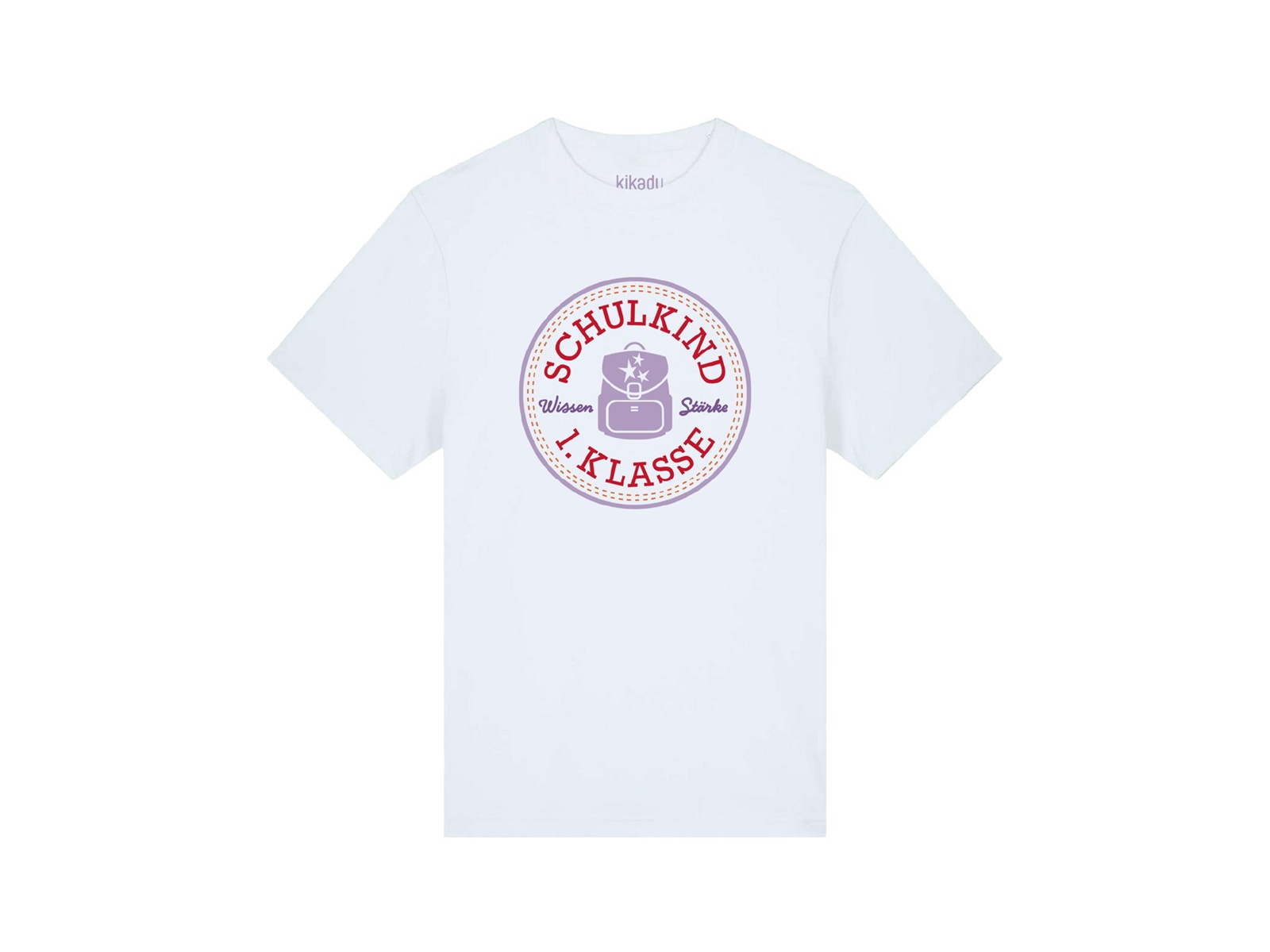 T-Shirt Schulkind Lavendel 116/128